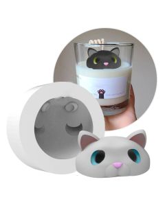 Molde de Silicone Gato Escondido