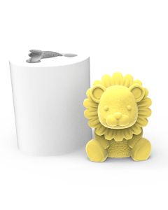 Molde de Silicone Leão Sentado