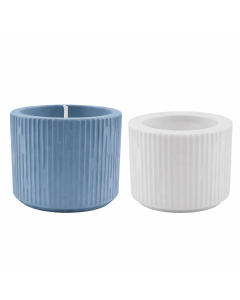 Molde de Silicone Formato Pote para Vela Modelo 2