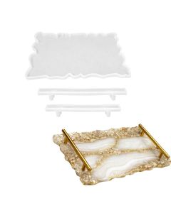 Molde de Silicone Bandeja com Alça Grande