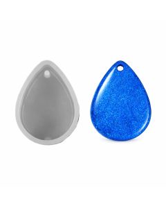 Molde de Silicone Formato Bijuteria Unitário Gota