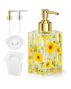 Molde de Silicone Saboneteira Quadrada para Líquidos Modelo 1